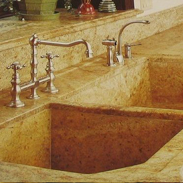 Granite vàng ngọc ốp bếp