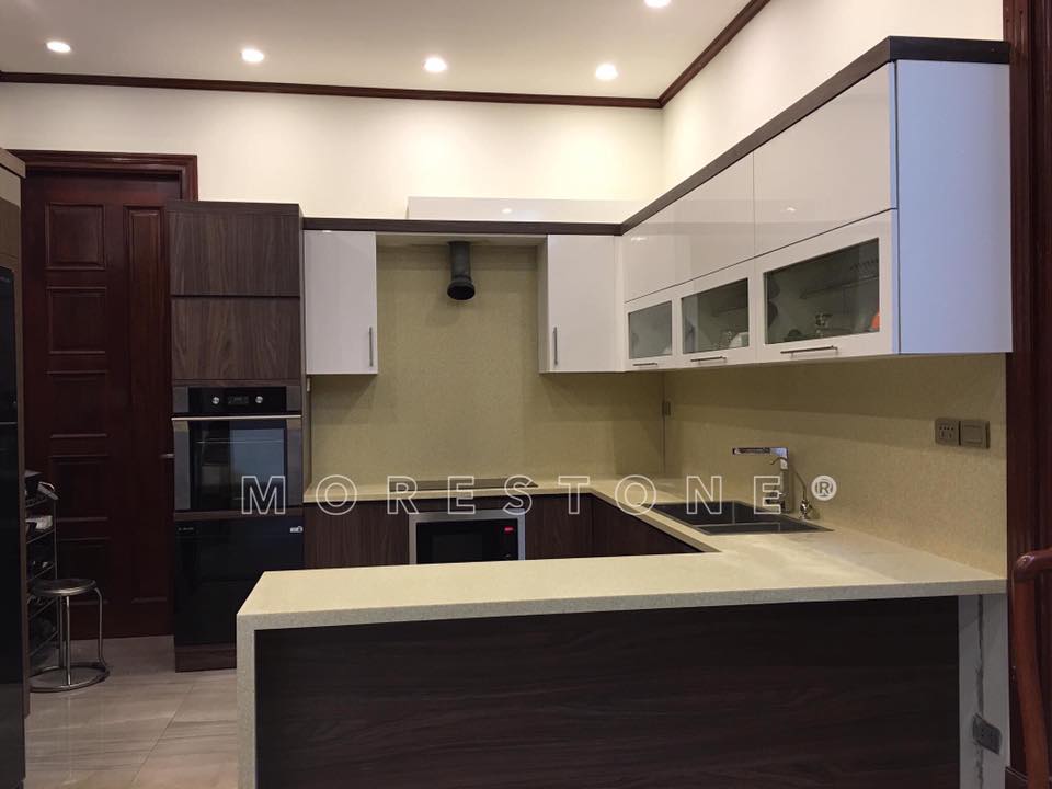 Bàn đá tủ bếp đẹp